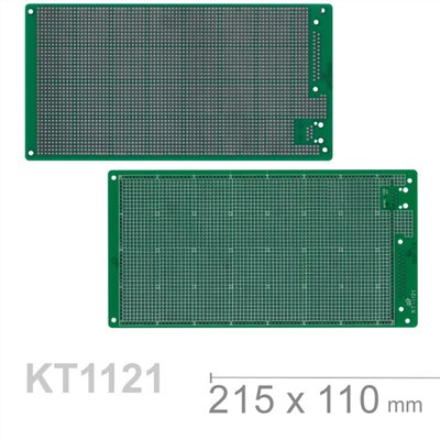 KT-1121 215 x 110 mm 單面 73 x 40孔 FRP PCB板 萬用電路板