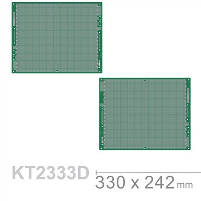 KT-2333D 330 x 242 mm 雙面 83 x 113 孔 FRP PCB板 萬用電路板