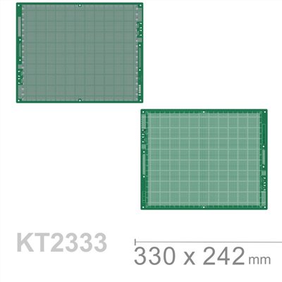 KT-2333 330 x 242 mm 單面 83 x 113 孔 FRP PCB板 萬用電路板