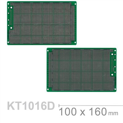 KT-1016D 100 x 160 mm 雙面 50 x 36 孔 FRP PCB板 萬用電路板