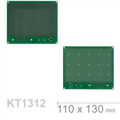 KT-1312 110 x 130 mm 單面 48 x 34 孔 FRP PCB板 萬用電路板