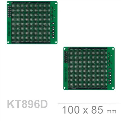 KT-896D 100 x 85 mm 雙面 30 x 30 孔 FRP PCB板 萬用電路板