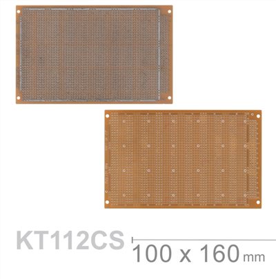 KT-112CS 電木 100 x 160 mm 丙級 36 x 60 孔 PCB 萬用電路板