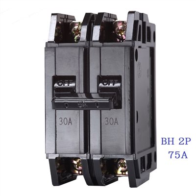 士林電機】無熔線斷路器 BH 2P 75A 無熔絲開關