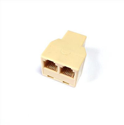 6P4C 母-2母 電話轉接頭