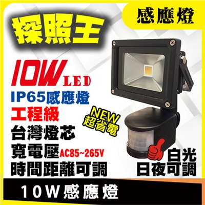 10W感應燈