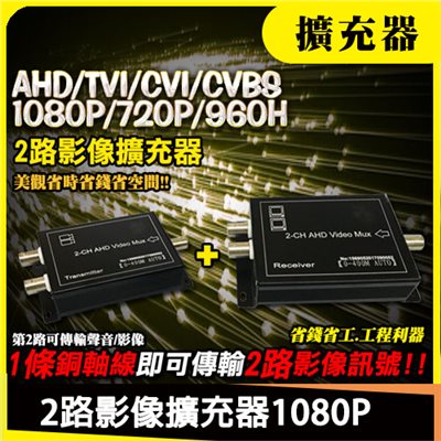2路影像擴充器 1080P