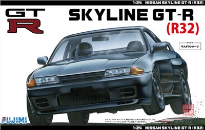 FUJIMI 1/24 R32 Skyline GT-R 1989 富士美 ID10 組裝模型