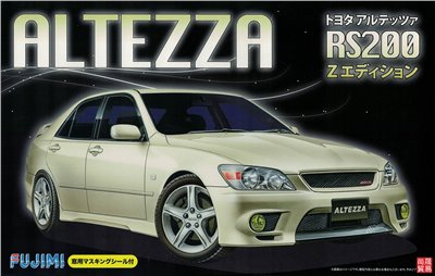FUJIMI 1/24 Toyota Altezza RS200 Z Edition 付塗裝用車窗遮蓋貼 富士美 ID27 組裝模型