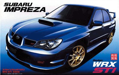 FUJIMI 1/24 Subaru (GH-GDB) New Impreza Sedan WRX STi 富士美 ID83 組裝模型