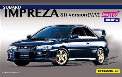 FUJIMI 1/24 速霸陸 SUBARU IMPREZA Sti IV/VI 富士美 ID99 組裝模型