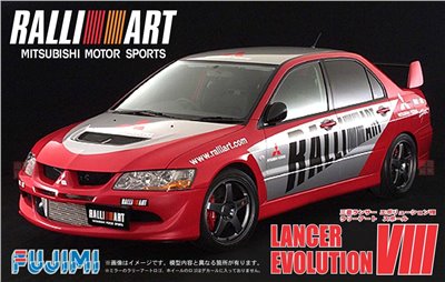 FUJIMI 1/24 三菱 RALLIART Lancer Evolution VIII 富士美 ID148 組裝模型