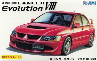 FUJIMI 1/24 三菱 Lancer Evolution VIII GSR EVO8 富士美 ID180 組裝模型