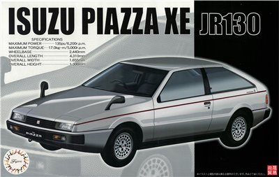 FUJIMI 1/24 ISUZU Piazza XE (JR130) 富士美 ID256 組裝模型