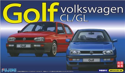 FUJIMI 1/24 Volkswagen Golf CL/GL 富士美 RS27 組裝模型