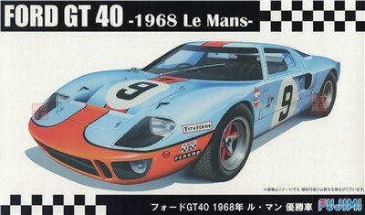 FUJIMI 1/24 Ford GT40 1968 LeMans 優勝車 富士美 RS97 組裝模型