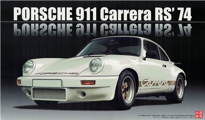 FUJIMI 1/24 Porsche911 Carrera RS 1974 *付 引擎, 引擎展示台&引擎性能說明水貼 富士美 RS119 組裝模型