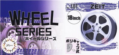 FUJIMI 1/24 ZEIT 18吋胎圈組 富士美 W107 組裝模型