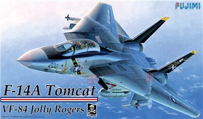 FUJIMI 1/72 F14-A Tomcat Jolly Rogers VF-84 骷髏旗戰鬥中隊 富士美 F61 組裝模型