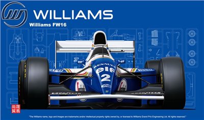 FUJIMI 1/20 Williams FW16 Renault 聖馬利諾/巴西/太平洋 GP 富士美 GP24 組裝模型