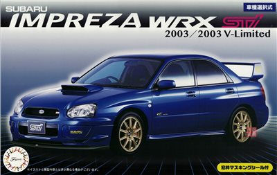 FUJIMI 1/24 SUBARU 速霸陸 IMPREZA WRX Sti/2003 V-Limited 富士美 ID103 組裝模型