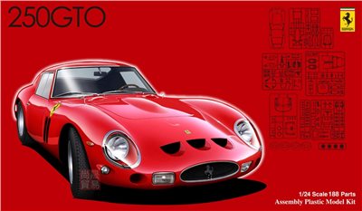 FUJIMI 1/24 Ferrari 250 GTO 富士美 RS35 組裝模型