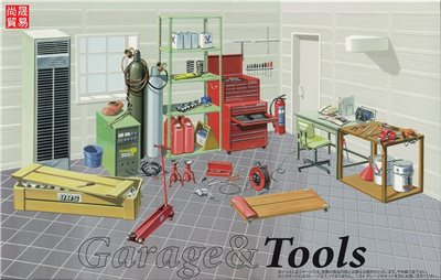 FUJIMI 1/24 Tools 車庫工具組 情景製作 富士美 GT2 組裝模型