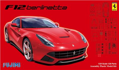 FUJIMI 1/24 Ferrari F12 BERLINETTA 付專用蝕刻片 富士美 RS54 組裝模型
