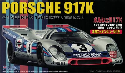 FUJIMI 1/24 Porsche 917K DX 附蝕刻片 富士美 RS84 組裝模型