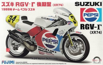 FUJIMI 1/12 Suzuki RGV-γ 1988 Champion 後期型 XR74 付蝕刻片 富士美 BIKE13 組裝模型