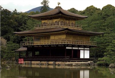FUJIMI 1/100 鹿苑寺 金閣寺 富士美 建4 組裝模型