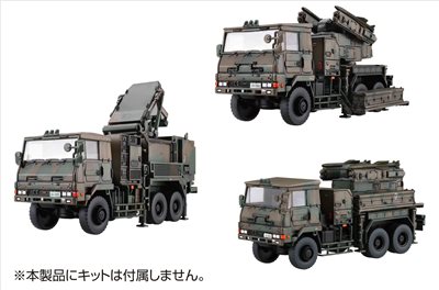 FUJIMI 1/72 陸上自衛隊 81式短距離地對空誘導彈 射擊統制裝置 發射機 專用蝕刻片 富士美 Gup209 組裝模型