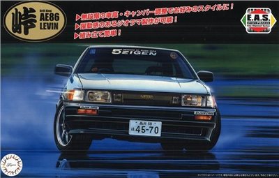 FUJIMI 1/24 TOYOTA LEVIN AE86 新底盤機構 富士美 組裝模型