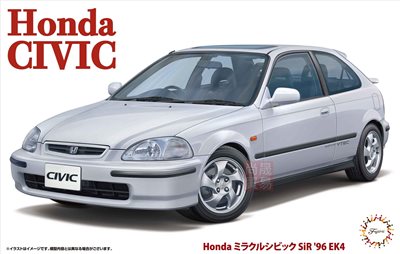 FUJIMI 1/24 HONDA Miracle CIVIC SiR EK4 1996 富士美 ID184 組裝模型