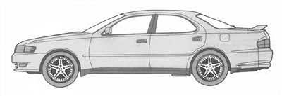 FUJIMI 1/24 TOYOTA CHASER TOURER S 富士美 ID305 組裝模型