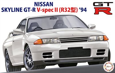 FUJIMI 1/24 Nissan R32 GT-R V-spec II 1994 富士美 ID47 組裝模型