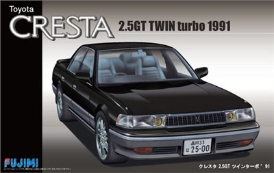 FUJIMI 1/24 Toyota CRESTA 2.5GT 1991 Twin Turbo 富士美 ID122 組裝模型