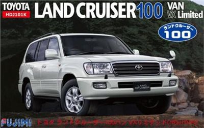 FUJIMI 1/24 TOYOTA Land Cruiser100 VAN VX limited 2002 富士美 ID132 組裝模型