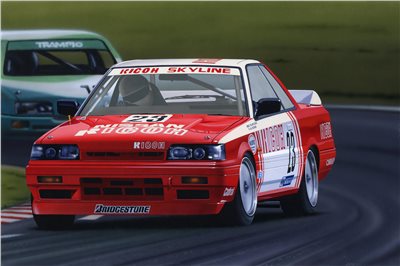 FUJIMI 1/24 RICOH NISSAN SKYLINE GTS-R R31 Gr.A 仕樣 1988 富士美 ID313 組裝模型