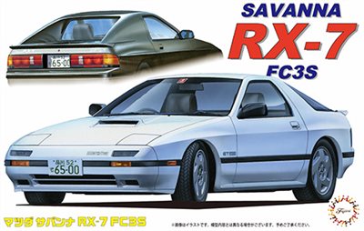 FUJIMI 1/24 Mazda FC3S RX-7 1985 富士美 ID29 組裝模型