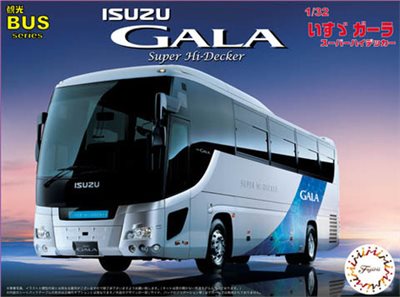 FUJIMI 1/32 ISUZU Gala Super Hi Decker  富士美 觀光巴士3 組裝模型