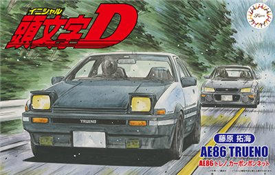 FUJIMI 1/24 頭文字D Toyota AE86 Trueno 1983 藤原拓海 富士美 ISD19 組裝模型