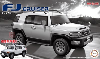 FUJIMI 1/24 TOYOTA FJ Cruiser 無色版本 富士美 車NX9EX7 組裝模型 白成型色