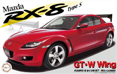1/24 MAZDA RX-8 TypeS 付GTW大尾翼 富士美 ID326 組裝模型