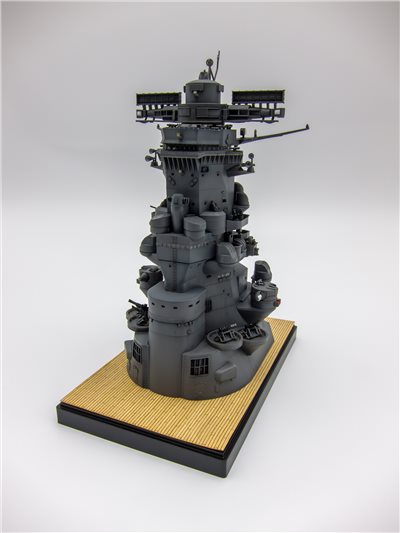 FUJIMI 1/200 戰艦大和 艦橋 付專用蝕刻片 台座木甲板 富士美 日本海軍 裝備品2EX4 組裝模型