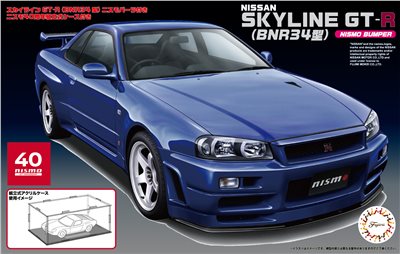FUJIMI 1/24 Nissan Skyline R342 GTR Nismo 附 NISMO 40周年透明展示盒 富士美 ID1003 組裝模型
