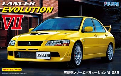 FUJIMI 1/24 三菱 Lancer Evolution VII GSR EVO7 富士美 ID179 組裝模型
