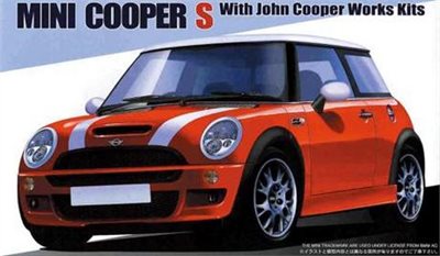 FUJIMI 1/24 MINI Cooper S John Cooper Works 富士美 RS43 組裝模型