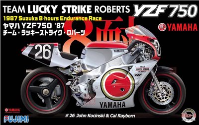 FUJIMI 1/12 YAMAHA YZF750 LUCKY STRIKE ROBERTS 富士美 BIKE6 組裝模型