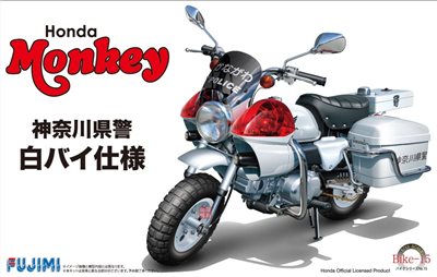 FUJIMI 1/12 Honda Monkey POLICE Bike 白警車仕樣 富士美 BIKE15 組裝模型